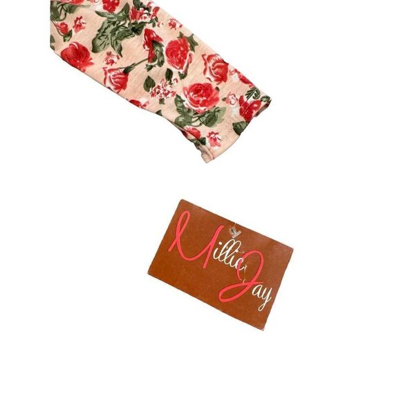 NWT Millie Jay Spring Floral Flare Leg Romper 24 Month Girls - Picture 2 of 5